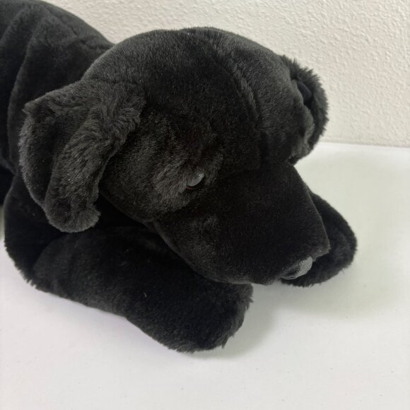 Animal Alley Toys R US Black Lab Labrador Plush Dog 25" Stuffed Animal 1999 VTG - Picture 4 of 9